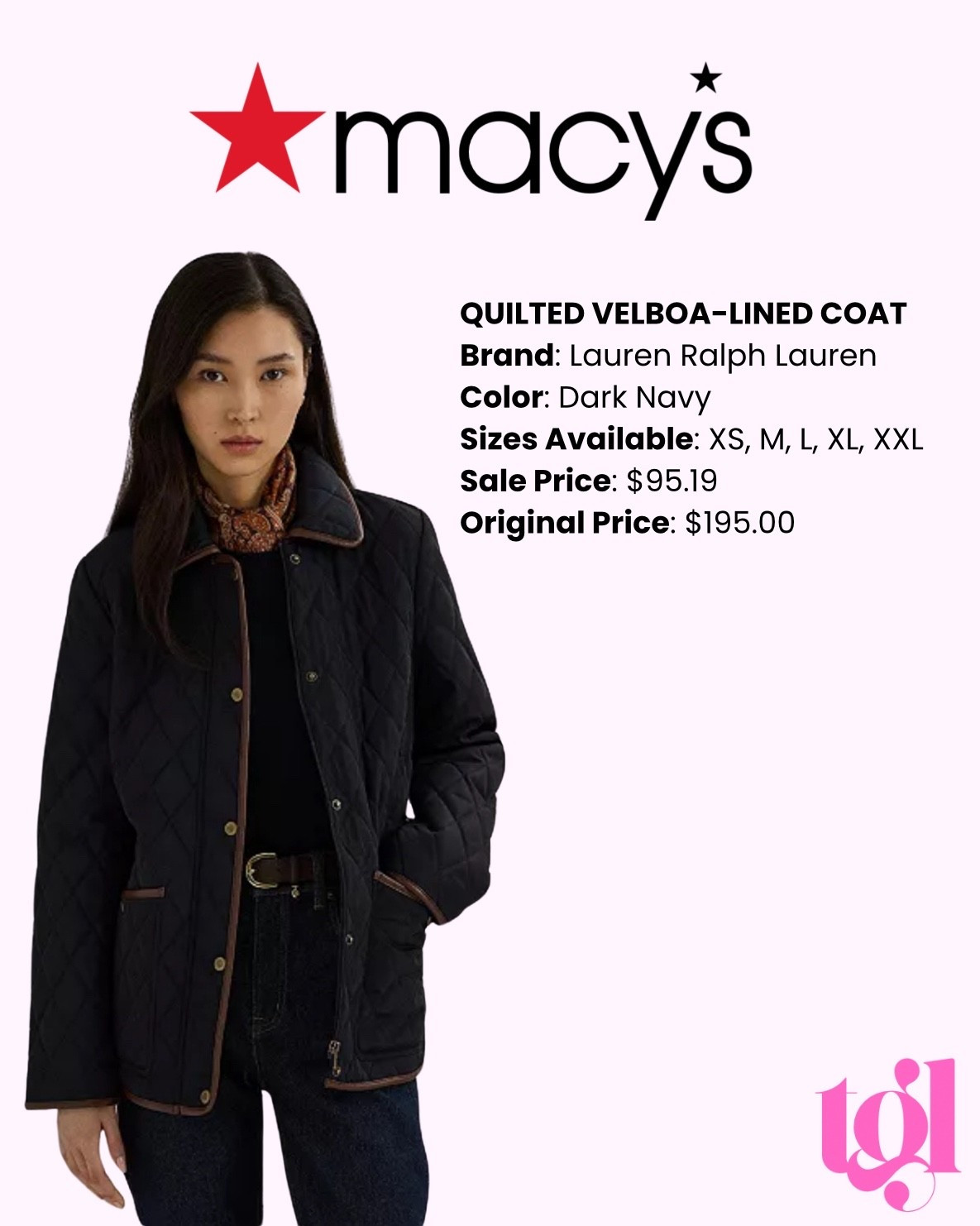 For anyone in cold weather! This one’s $100 off! 

#laurenralphlauren #ralphlauren #macys #salealert #quiltedcoat #darknavy #coldweather #sweaterweather

#LTKSeasonal #LTKSaleAlert #LTKFindsUnder100