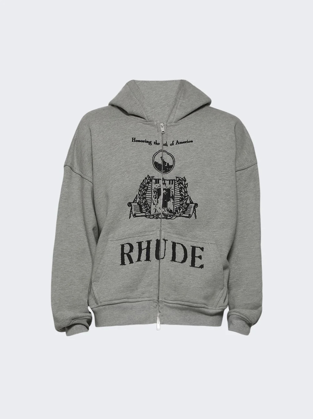 Rhude Youth Of America Zip-Up Hoodie | Cettire Global