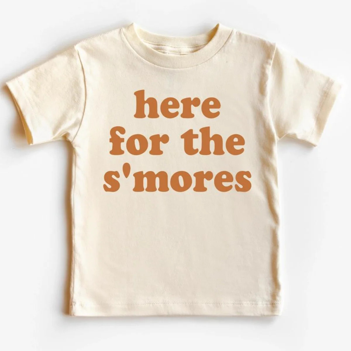 Kid's Graphic Short Sleeve Tee, Here for the S'mores | SpearmintLOVE