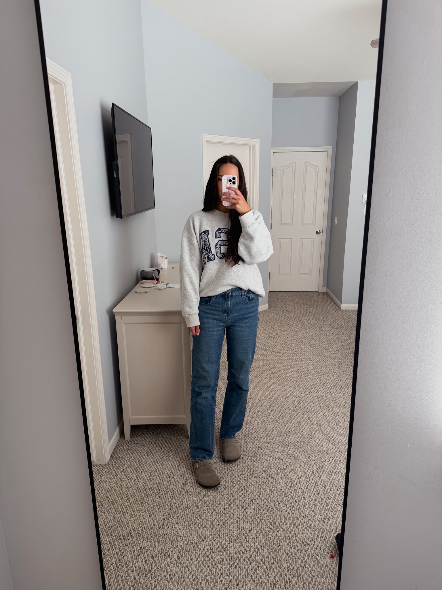 Jeans are 20% off with the app! 