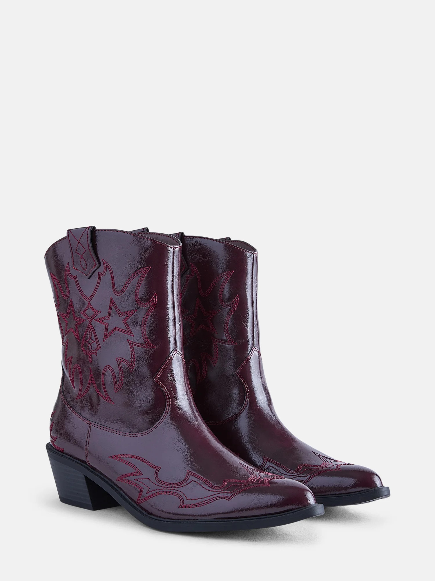 No Boundaries Women’s Cowboy Booties | Walmart (US)