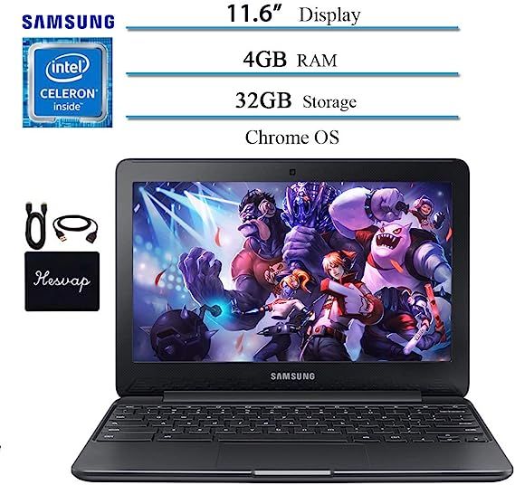 2020 Samsung Chromebook 11.6” Laptop Computer for Business Student, Intel Celeron N3060, 4GB RA... | Amazon (US)