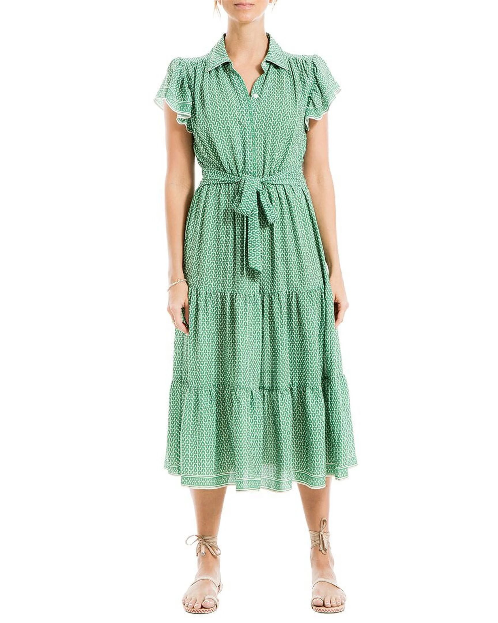 Max Studio womens  Collar Midi Dress, S | Walmart (US)