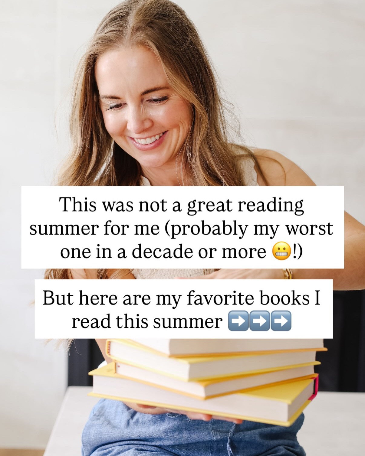 Yikes, did my summer reading get away from me or what?? 

(I’m currently 41 books behind on my Goodreads challenge, but who is counting??) 

Here are my favorite books I read this summer.