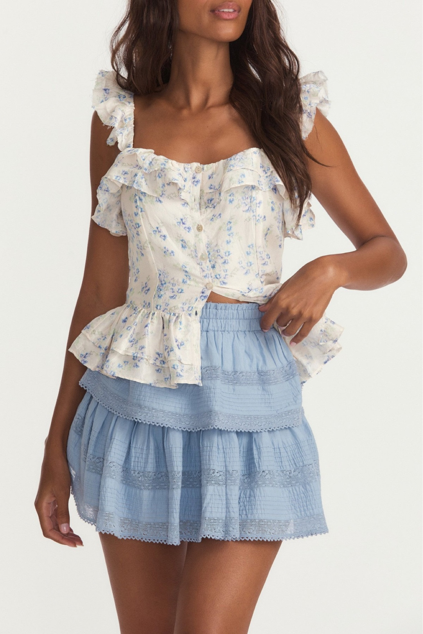 love love love this new color of the loveshackfancy ruffle skirt 

#LTKstyletip #LTKU #LTKfit