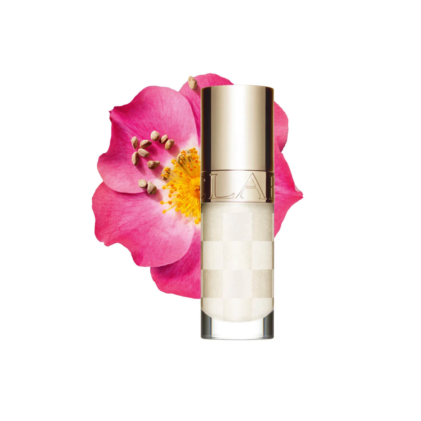 Clarins Black + White Lip Comfort Oil with Shimmer 0.2 Oz. - 24 white | Clarins USA