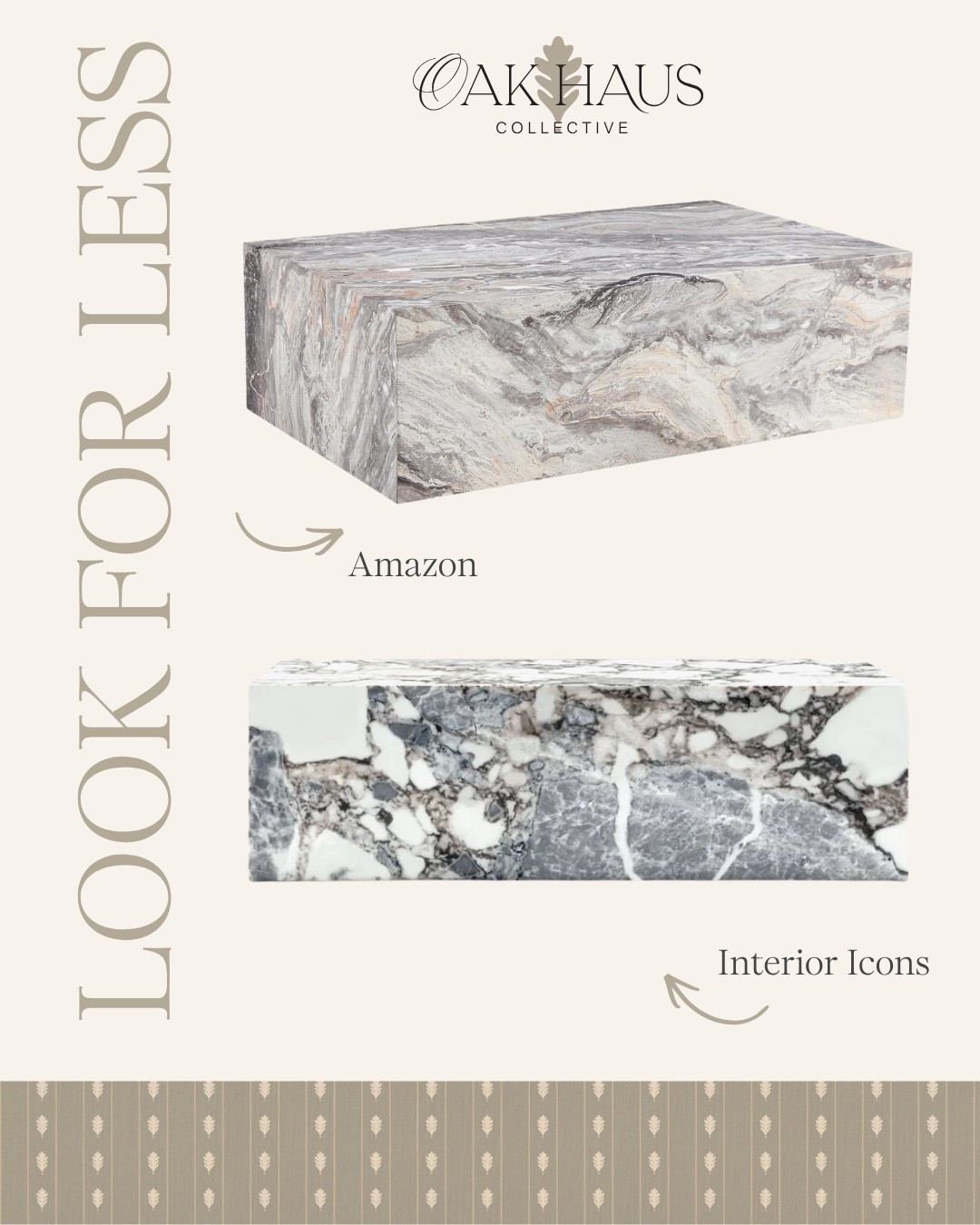 Look For Less, Amazon, Interior Icons, Marble Table, Coffee Table, Home, Furniture, Modern

#LTKfoodie #LTKHome #LTKdayinmylife