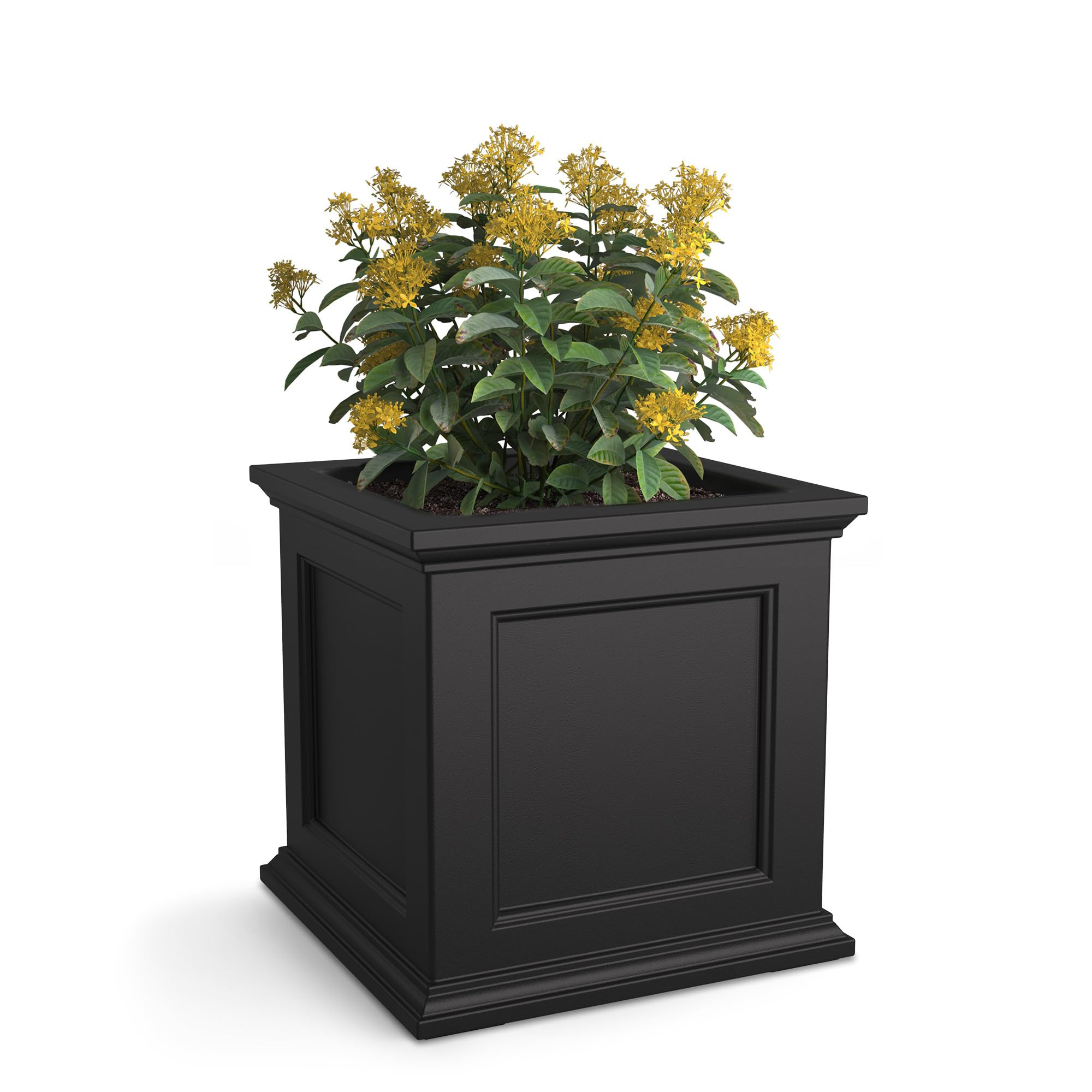 Mayne Fairfield 20-Inch Square Planter – Self-Watering, Weather-Resistant Planter for Flowers ... | Amazon (US)