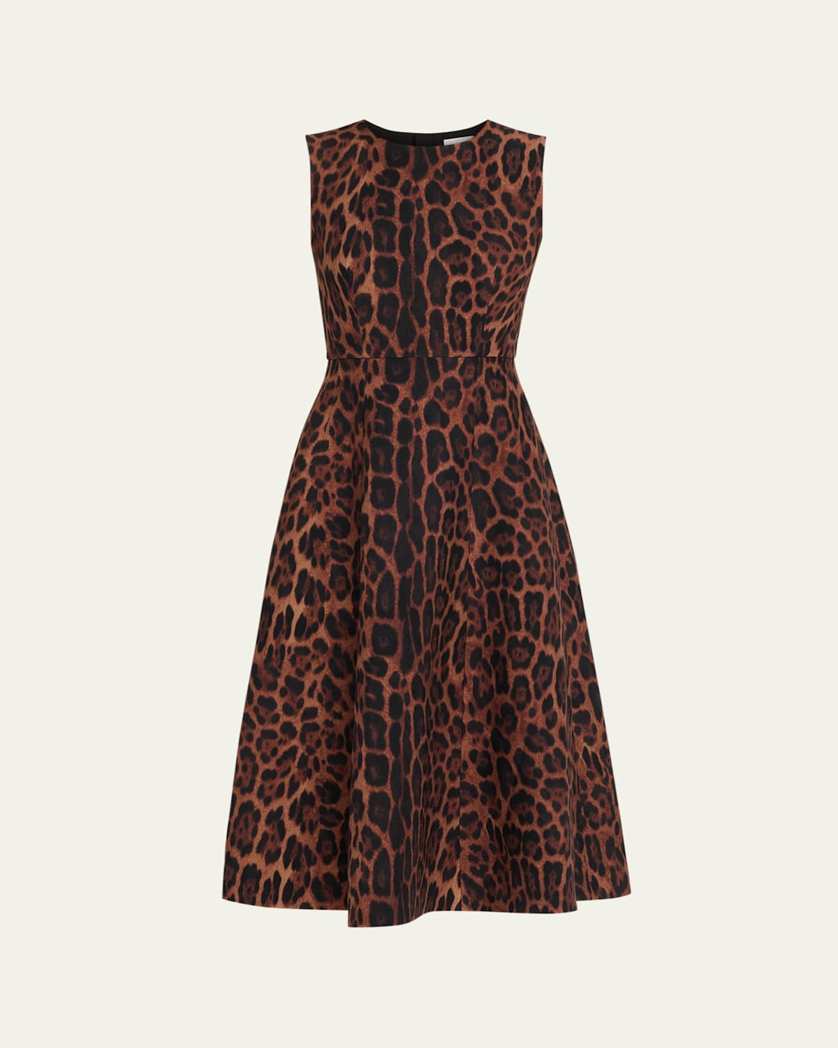 Eloise Ocelot-Print Sleeveless Dress | Bergdorf Goodman