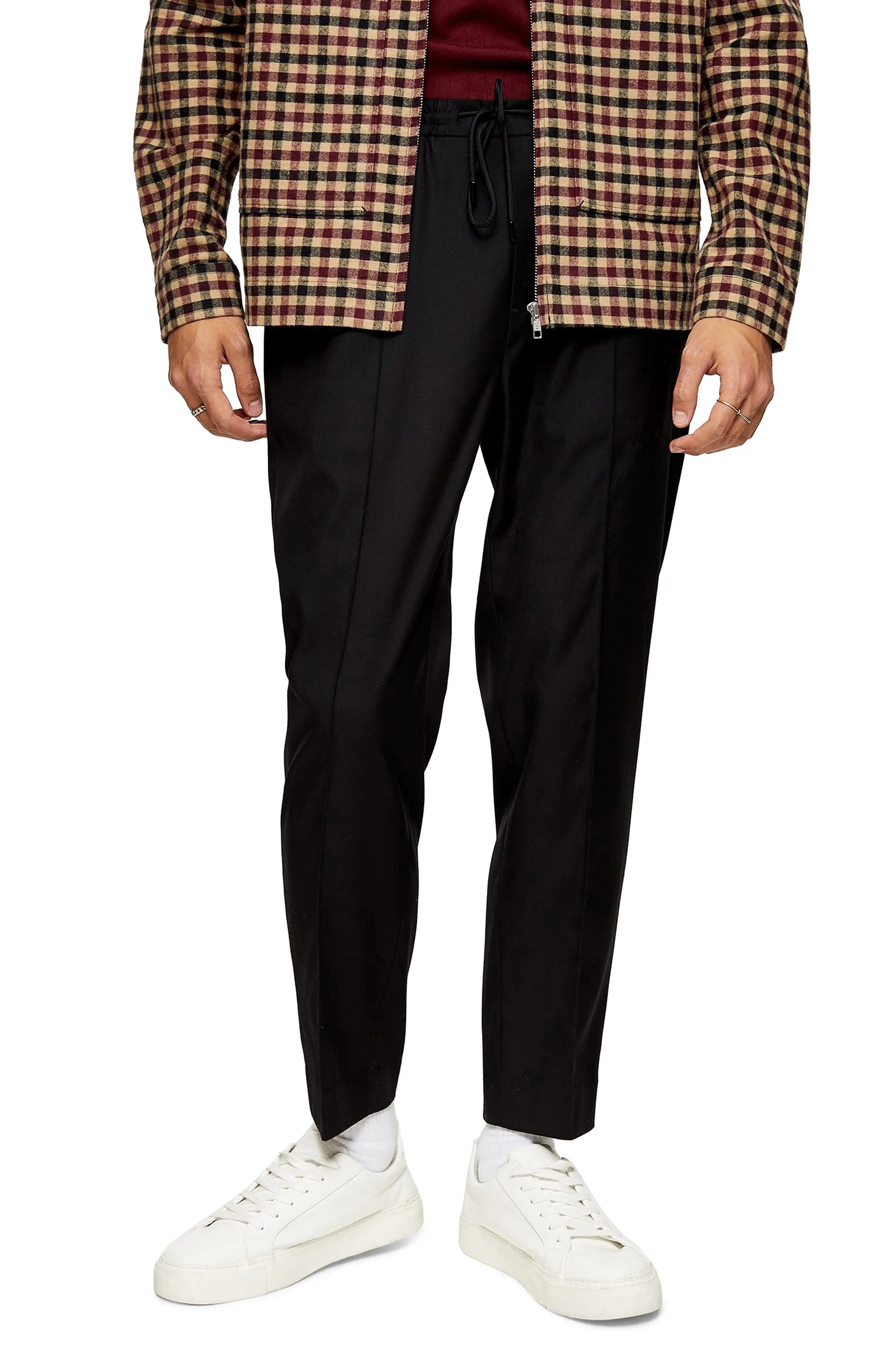 Men's Topman Slim Fit Jogger Pants, Size 32 x 34 - Black | Nordstrom