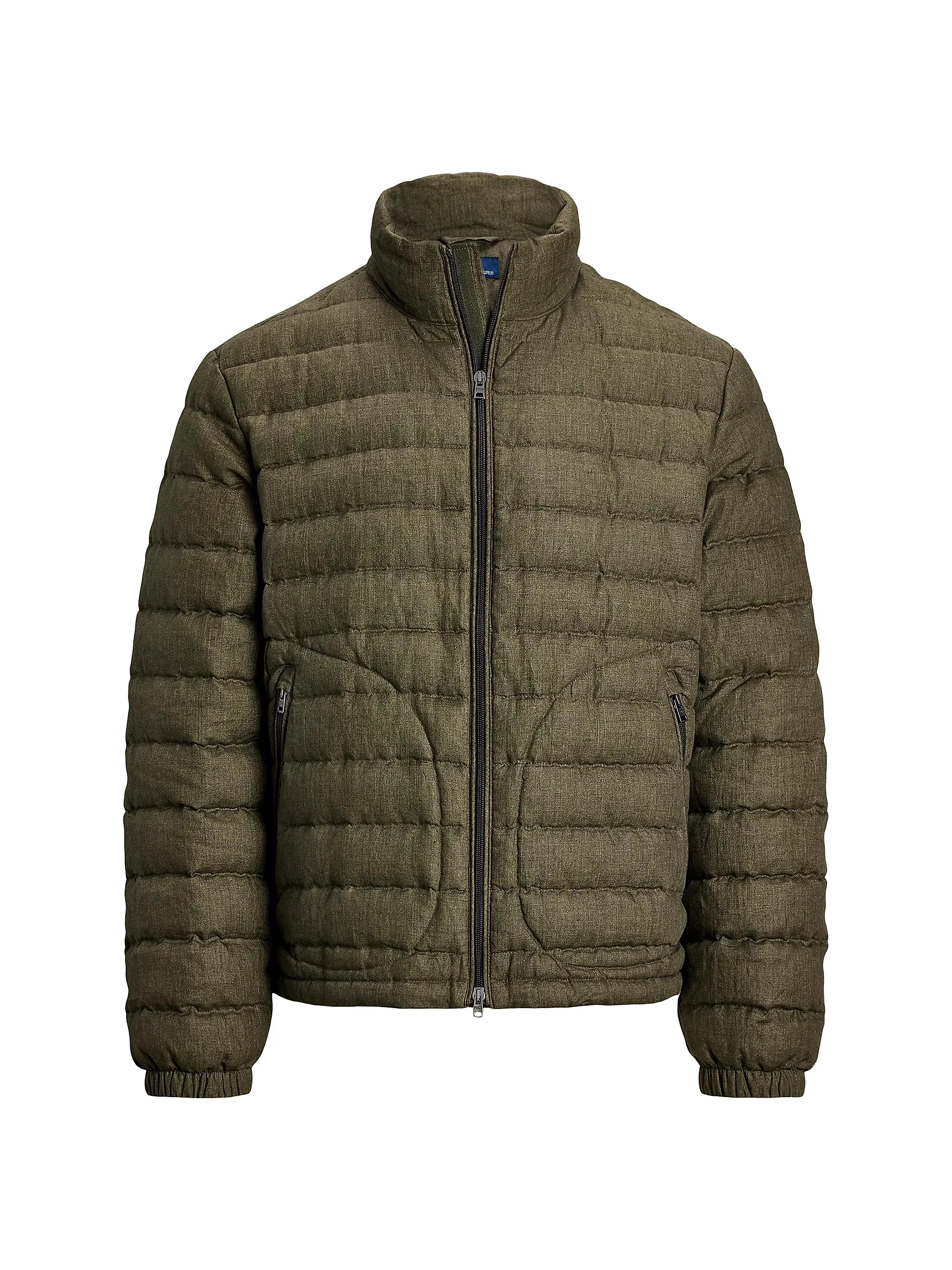Polo Ralph Lauren Quilted Linen Down Jacket | Saks Fifth Avenue | Saks Fifth Avenue