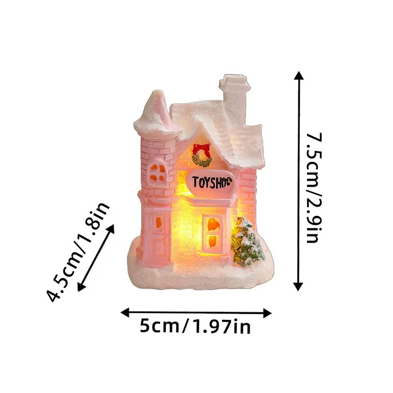 Miniature Christmas Figurines Christmas Miniatures For Crafts Gingerbread Houses Christmas Villag... | Walmart (US)