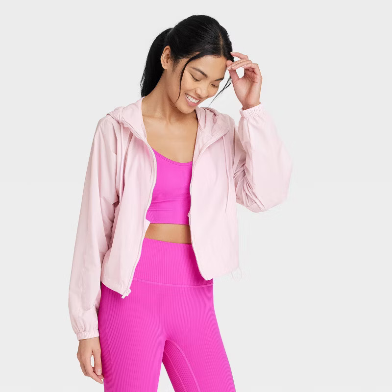 Women's Full-Zip Windbreaker Jacket - All in Motion™ | Target