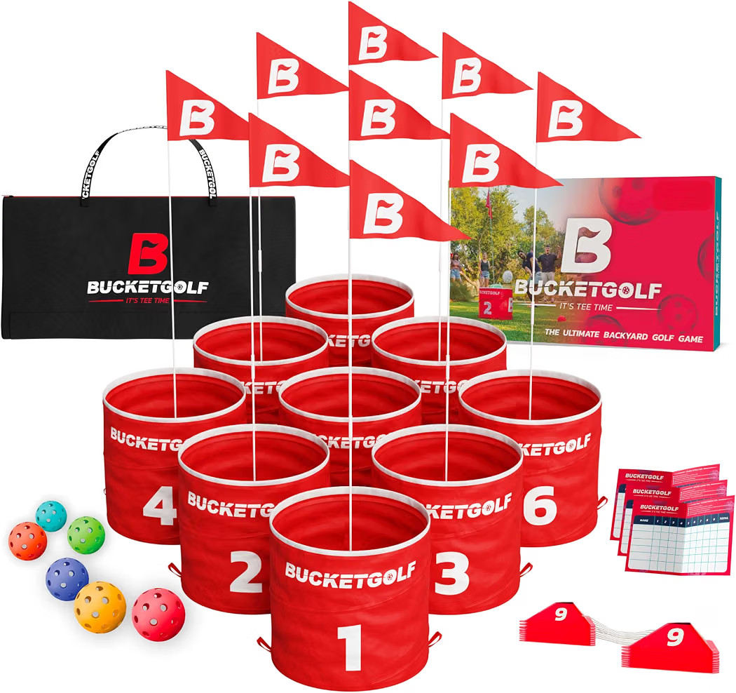 bucketgolf Game Pro The Original Ultimate Backyard Golf Game for Family, Adults and Kids - Portab... | Amazon (US)