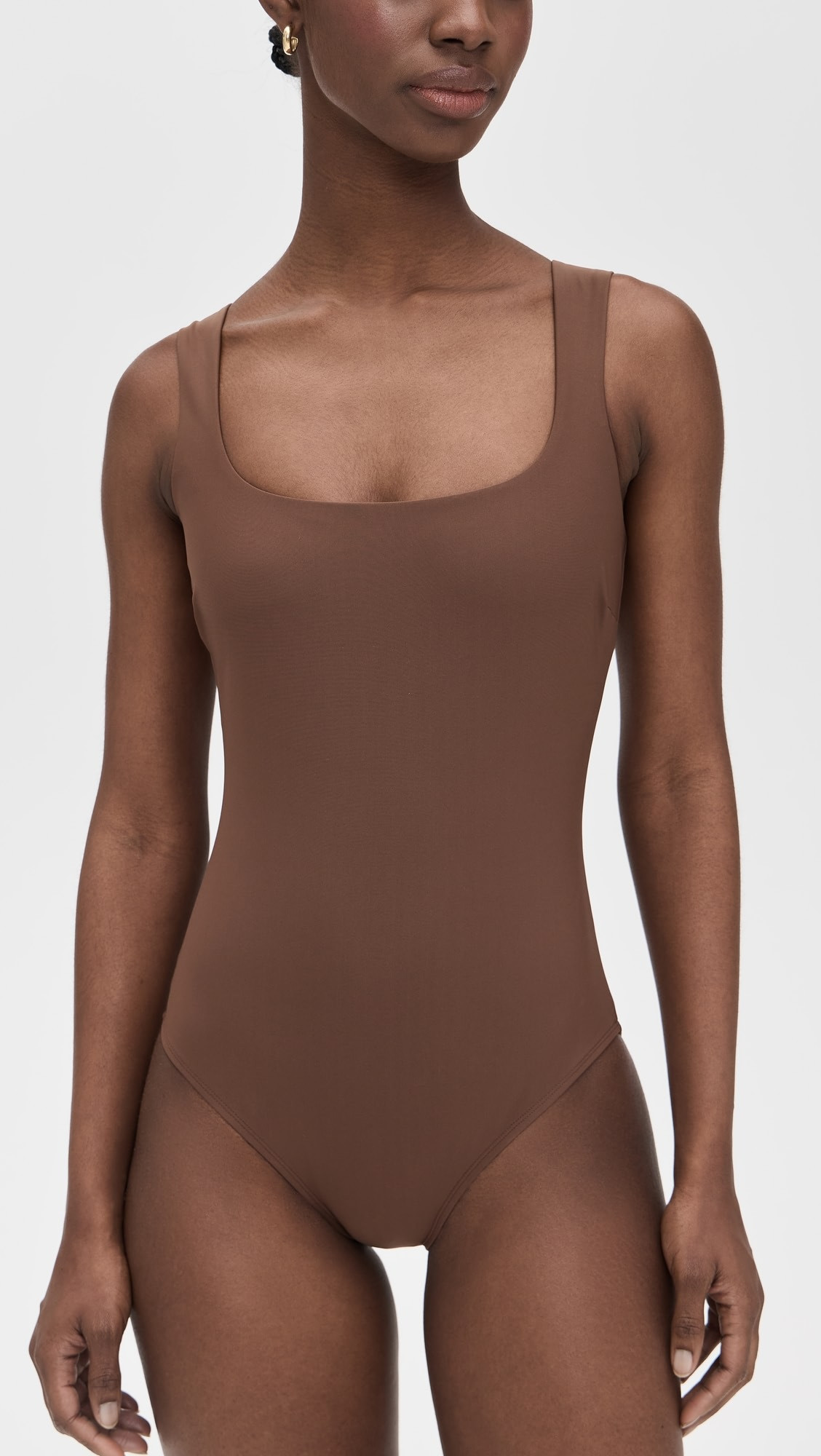 Square Neck Tank One Piece | Shopbop