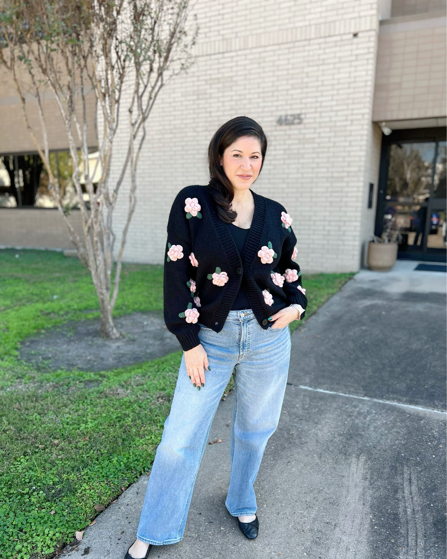 Crochet Floral Cardigan. I’ve tagged my entire OOTD on here! Get them here!

#LTKStyleTip #LTKMidsize #LTKOver40