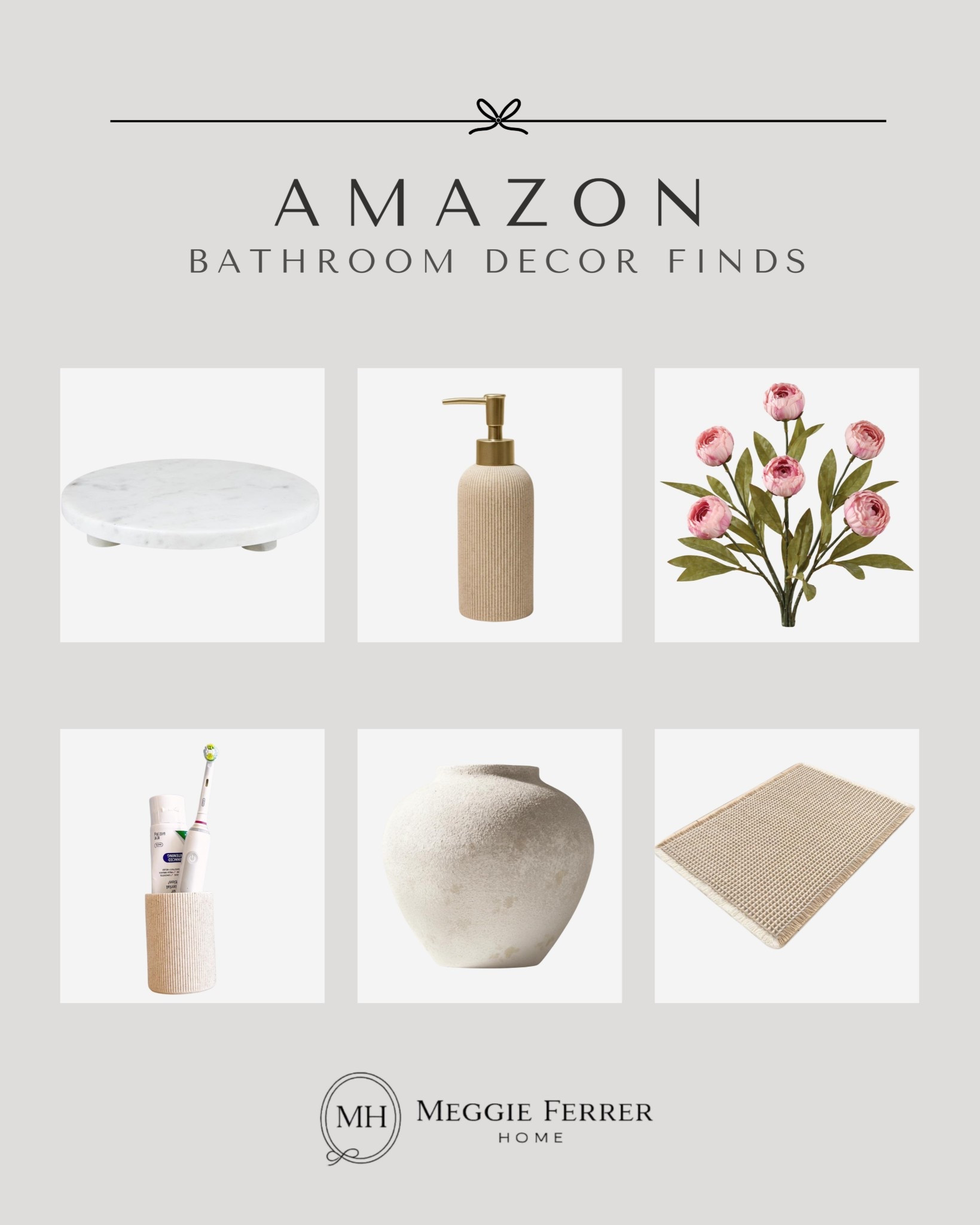 Latest Amazon bathroom finds that gives the perecer modern organic vibes 🌿🌸

#LTKHome #LTKSeasonal #LTKSaleAlert
