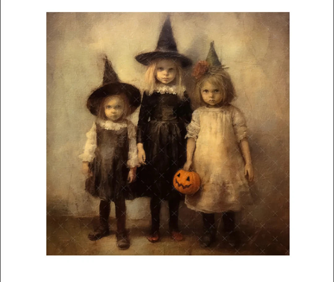 DIGITAL PRINT, 8x8 Vintage Halloween Download, Halloween Vintage Digital, Mockingbird Florals, Pr... | Etsy (US)