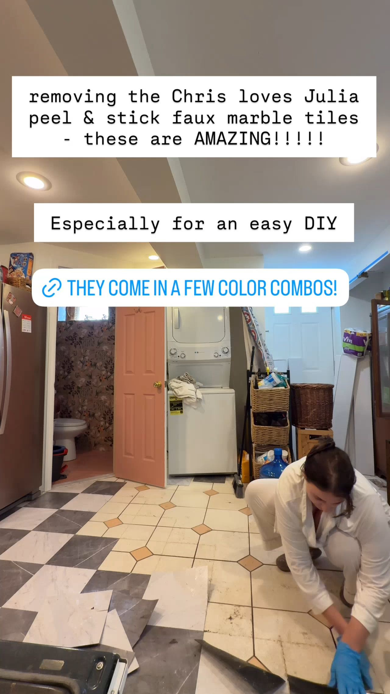 The best peel & stick marble faux tiles!  

 #LTKdayinmylife #LTKvlog #LTKHome