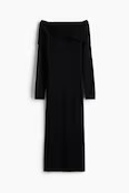 Fine-Knit Off-the-Shoulder Dress | H&M (US + CA)