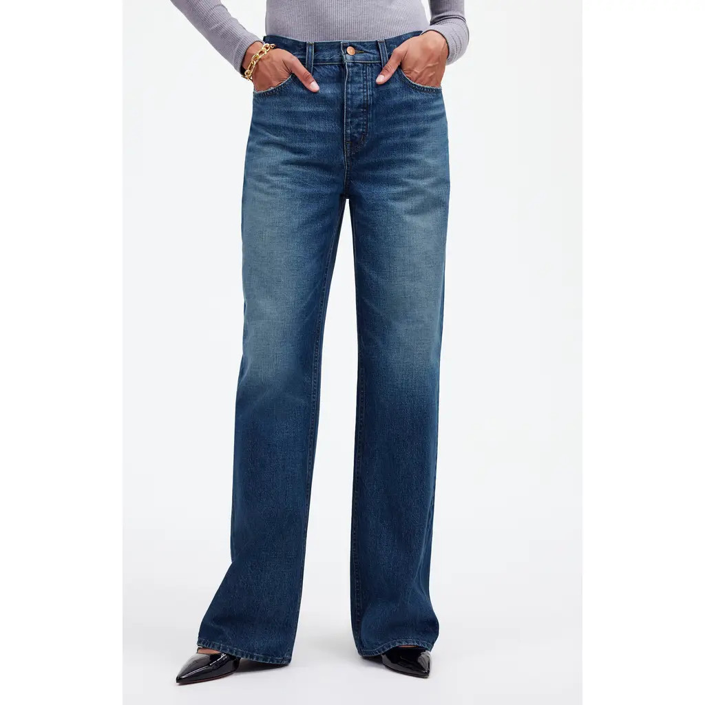 Madewell Low-Slung Baggy Jeans in Moffat Wash at Nordstrom Rack, Size 23 | Nordstrom Rack