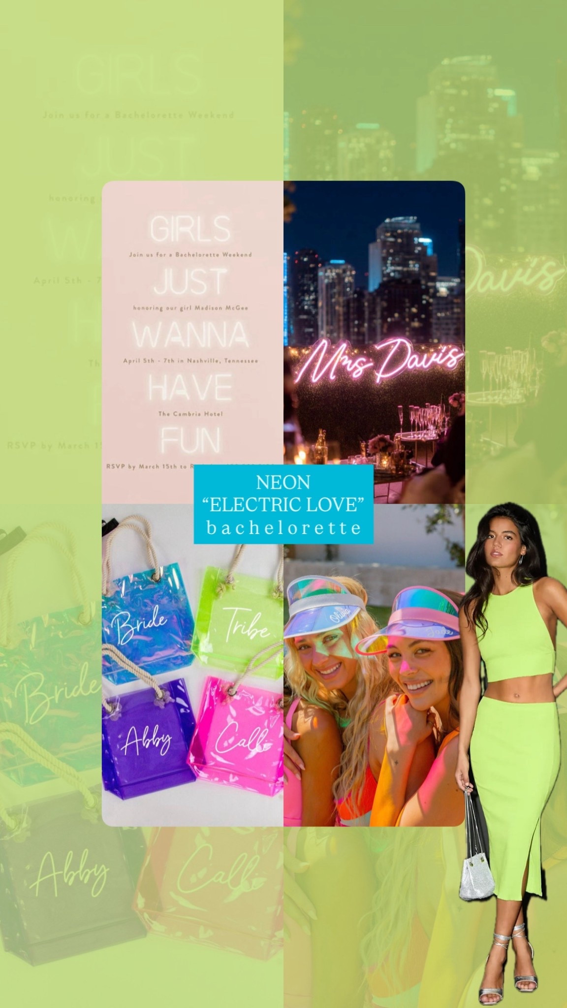 Neon Electric Love Bachelorette Party ⚡️#LTKParty

#LTKWedding