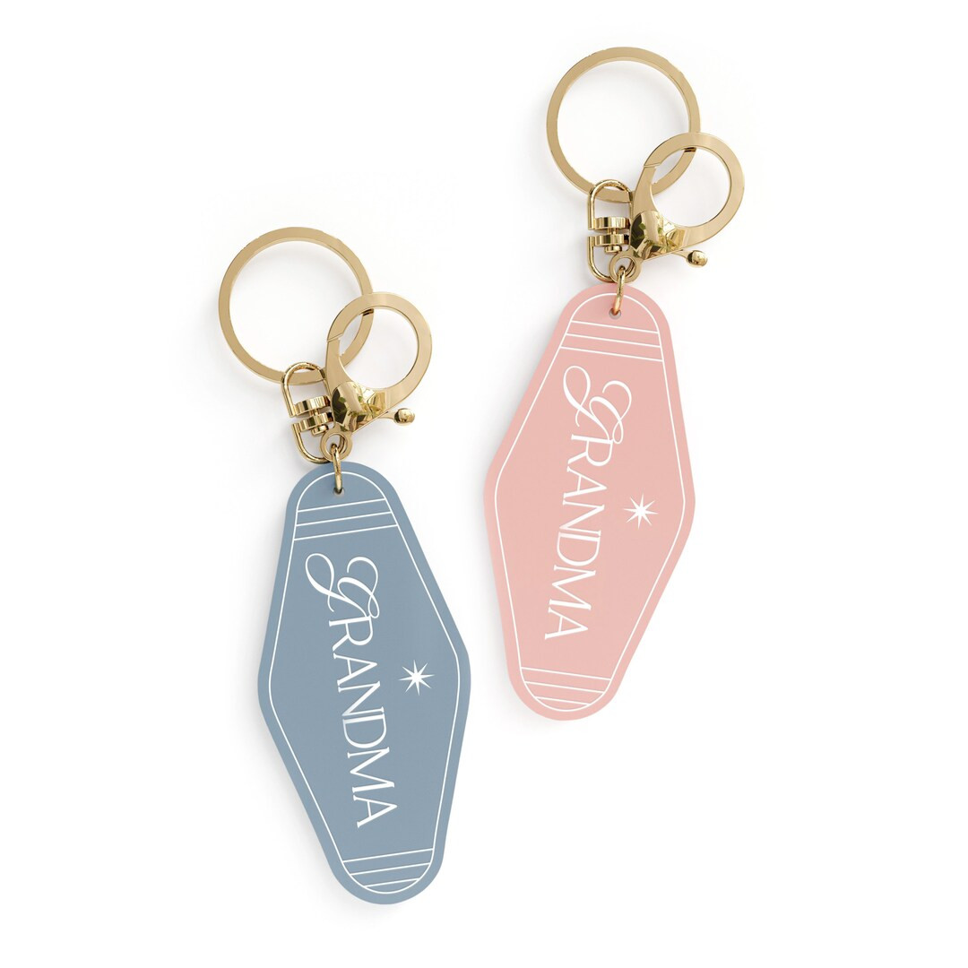 Grandma Retro Motel Keychain, Mother's Day, Gift for Grammy, for Her, Grandma to Be, Nana, Mother... | Etsy (US)