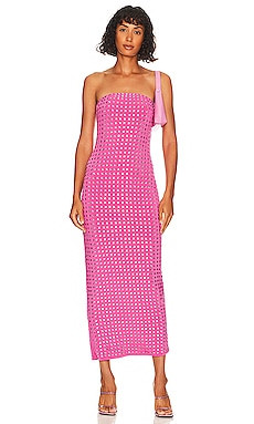 NBD James Midi Dress in Pink from Revolve.com | Revolve Clothing (Global)