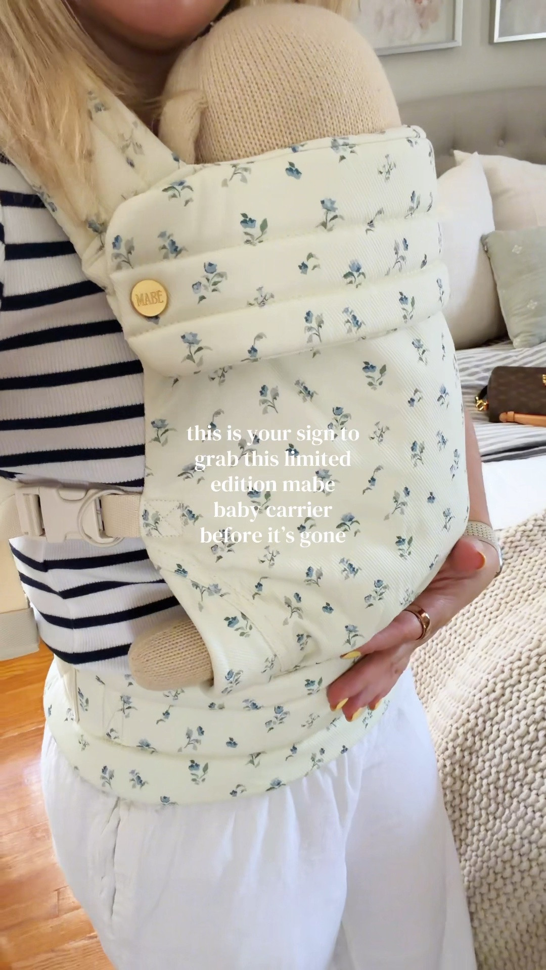 MABE Discount Code: IRYNA10 for up to 20% off! 

Mabe baby carrier, comfortable baby carrier for moms, ergonomic newborn baby carrier, aesthetic neutral baby carrier, hands free motherhood essentials, soft supportive infant carrier, luxury baby carrier for everyday mom life

#LTKBaby #LTKKids #LTKBump