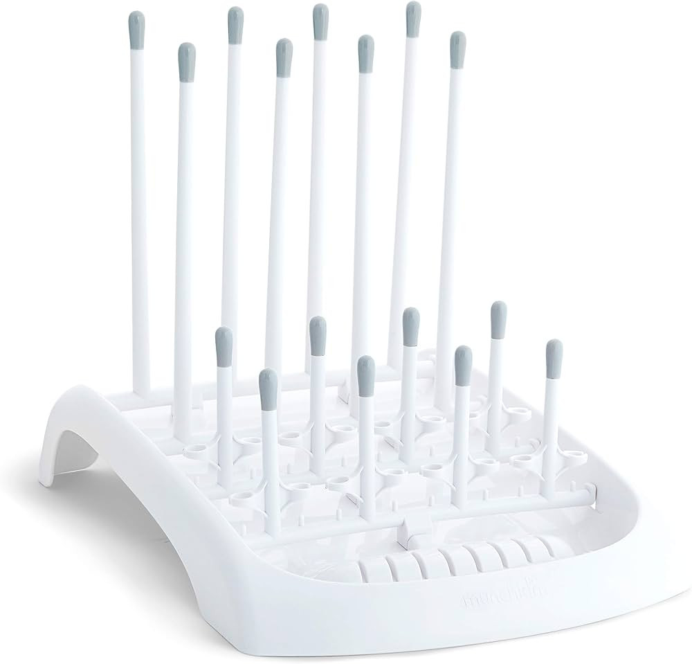Munchkin Fold Baby Bottle Countertop Drying Rack, Blue | Amazon (US)