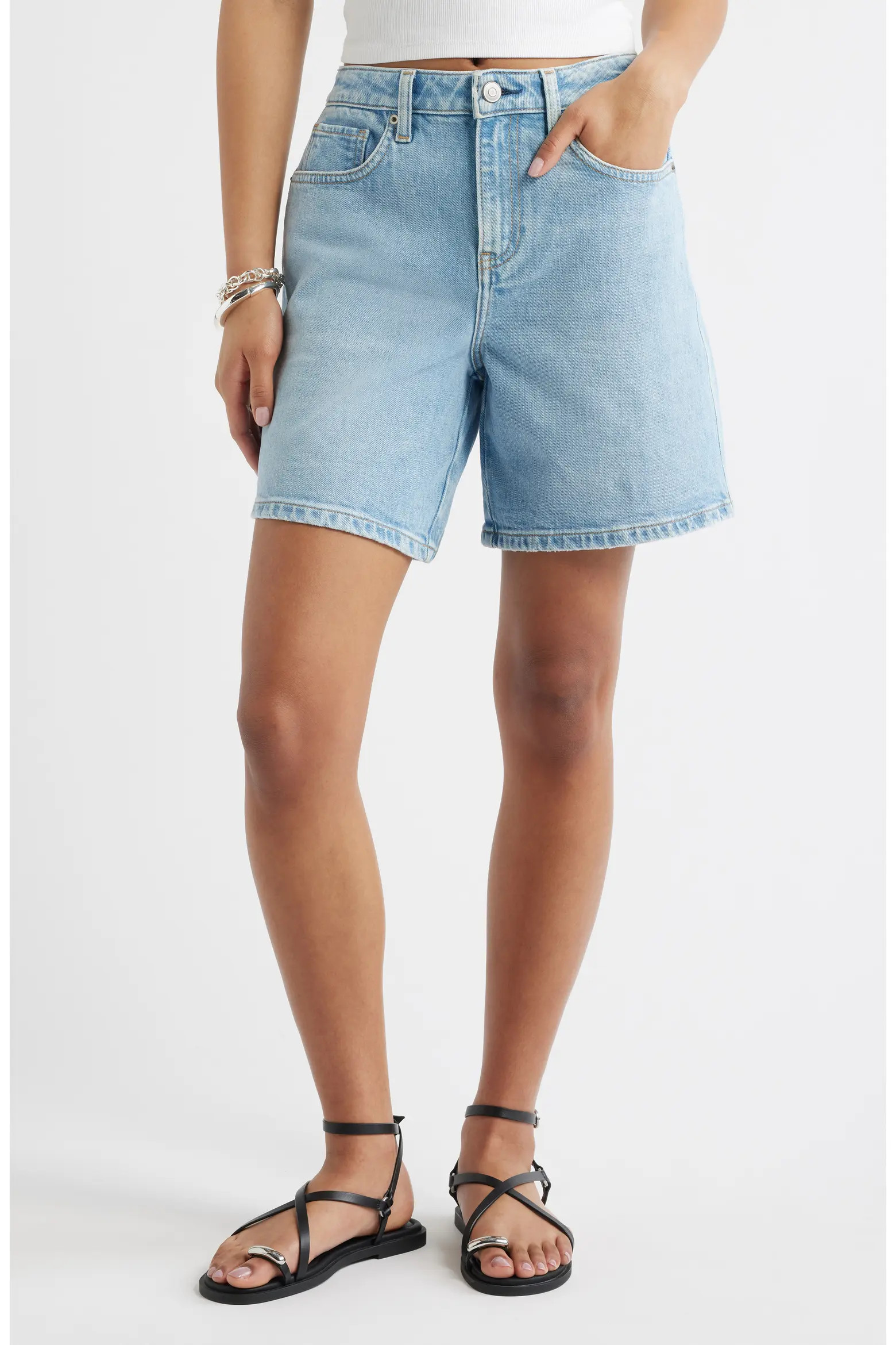 Classic Denim Shorts (Women) | Nordstrom | Nordstrom