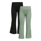 Athletic Works Girls' Flare Leggings, 2-Pack, Sizes 4-18 & Plus | Walmart (US)