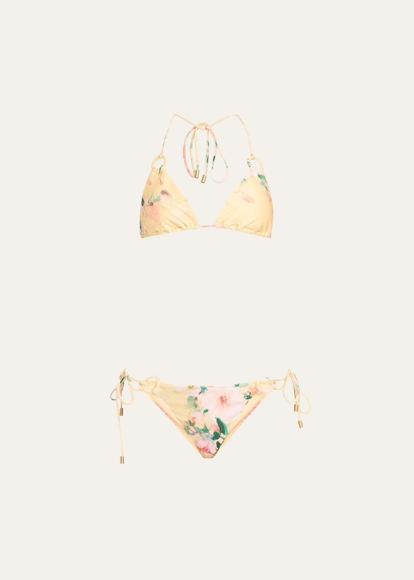 Zimmermann Everley Ring Tie Two-Piece Swimsuit | Bergdorf Goodman