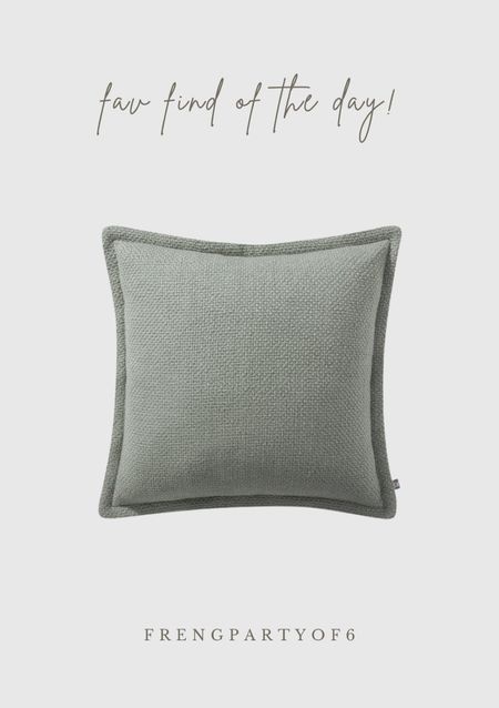 New $16.98 Walmart pillow! Available in green and taupe  

#LTKfindsunder50 #LTKhome