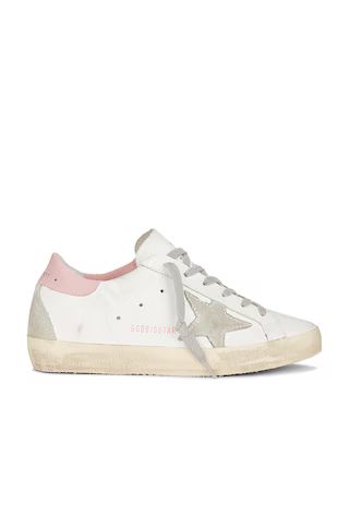 Golden Goose Super-Star Sneaker in White, Ice, & Light Pink from Revolve.com | Revolve Clothing (Global)