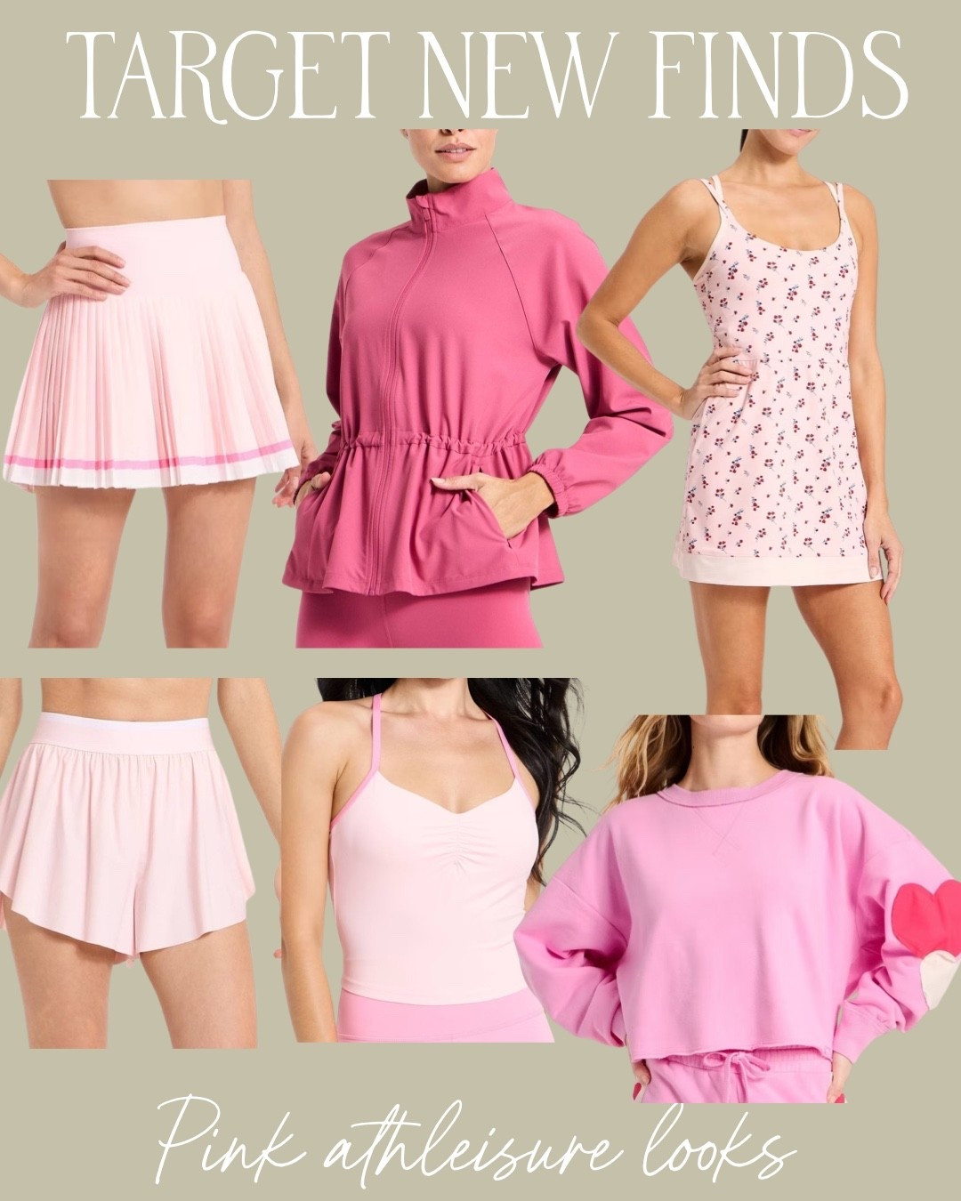 Pink athleisure finds from target im loving! So cute and looks so expensive 

#LTKActive #LTKValentine