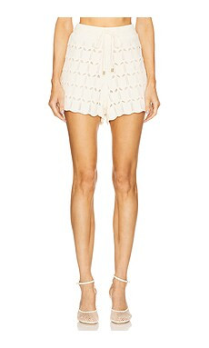 Zimmermann Rhiannon Pointelle Short in Cream from Revolve.com | Revolve Clothing (Global)