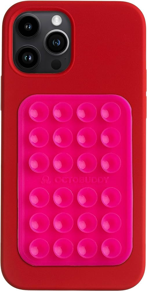 OCTOBUDDY Silicone Suction Phone Case Adhesive Mount - Hands-Free, Strong Grip Holder for Selfies... | Amazon (US)