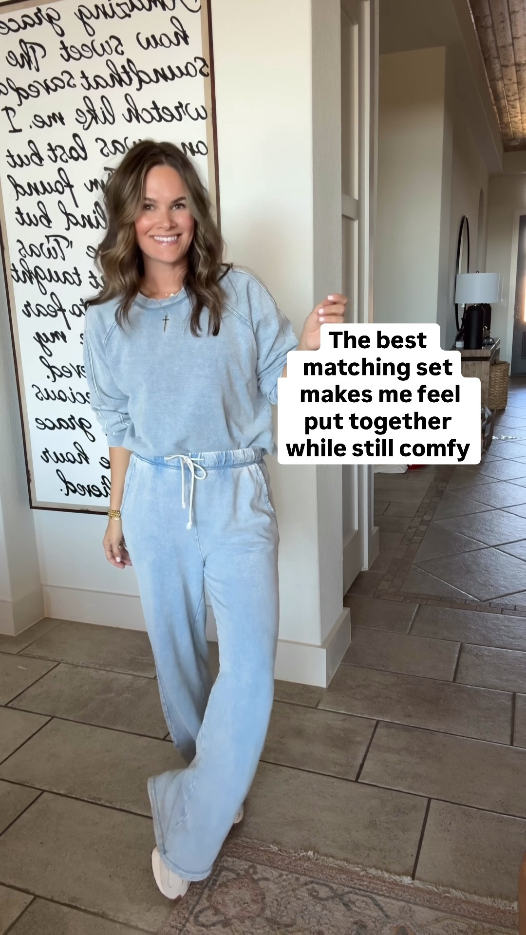 The best matching set that makes me feel pulled together when I’m not! True sizing, gorgeous details and color love the fit and easy to mix and match! #matchingset #casualoutfit #momstyle #momoutfit 

#LTKSaleAlert #LTKootd #LTKgrwm