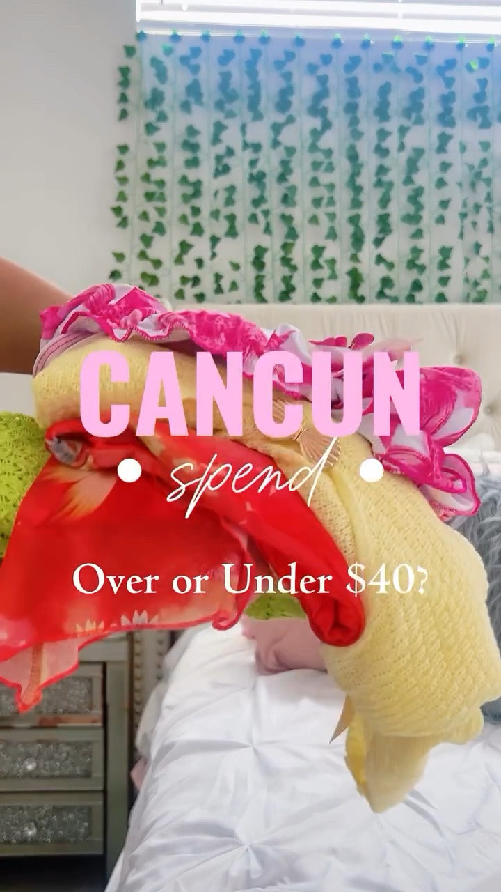 Cancun outfit haul ~ everything I spent 🛍️🏝️🌸

Would you spend over $40 for any of these?! 💸👙🌊
•
•
•
•
•
•
Finance girl, clothing haul, vacation fits, beach trip, budgeting tips

#clothing #haul #beach #budgeting #spend