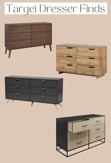 6 Drawer Dressers for modern, rustic and neutral design styles. Bedroom furniture  

#LTKhome