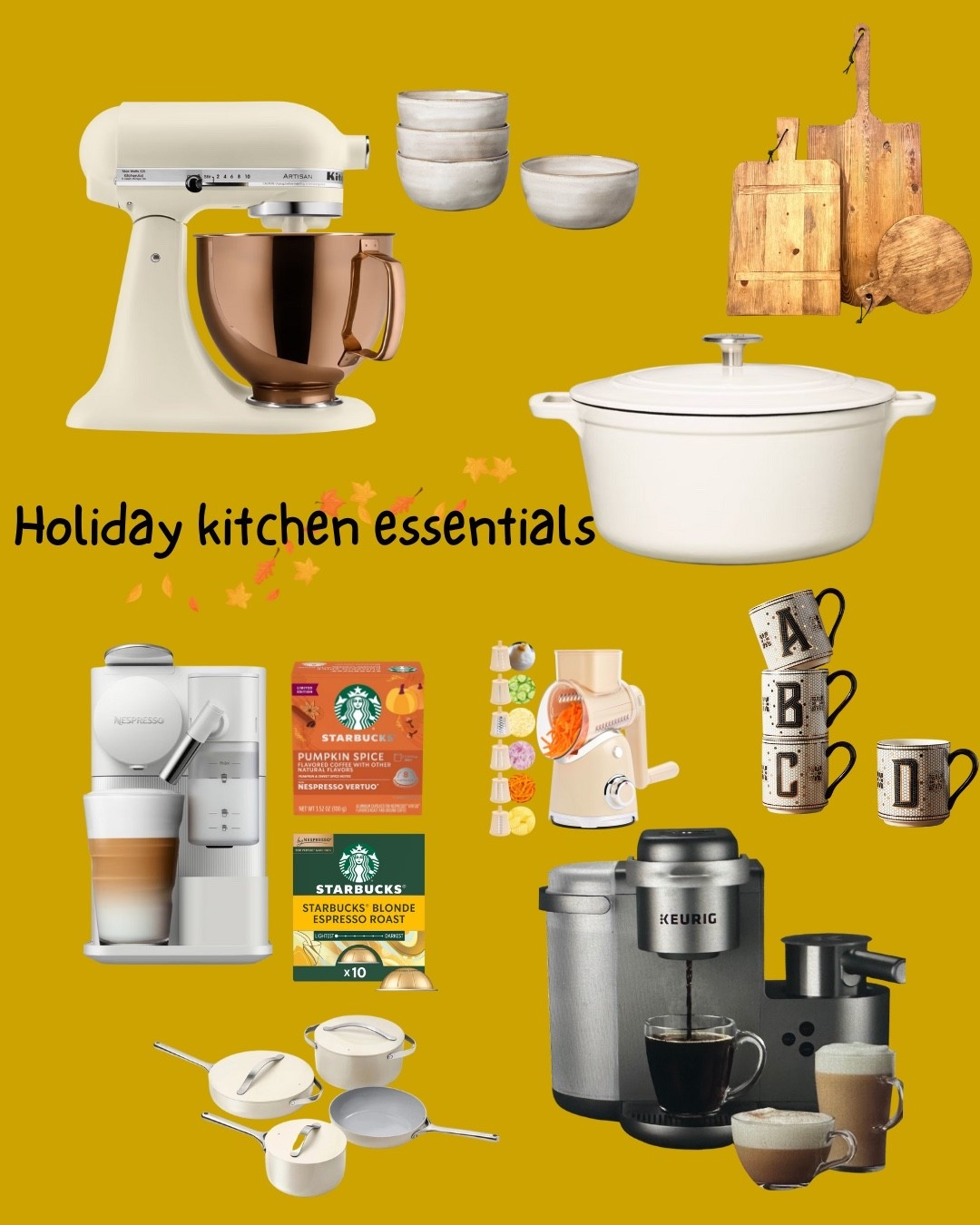 A few kitchen essentials as holiday host or gift ideas for the gal or guy in your life who loves to be in the kitchen 

#LTKSeasonal #LTKGiftGuide #LTKHoliday