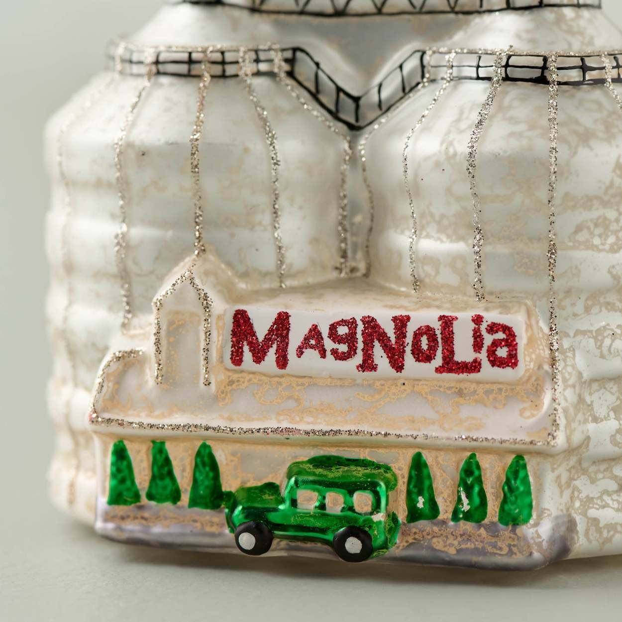 Magnolia Silos Vintage Glass Ornament | Magnolia