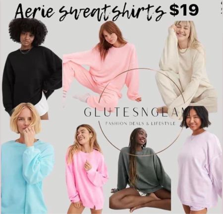 Aerie sweatshirts are on sale under $20 these are perfect to wear on the cool spring and summer nights.

#LTKsalealert #LTKSeasonal #LTKfindsunder50