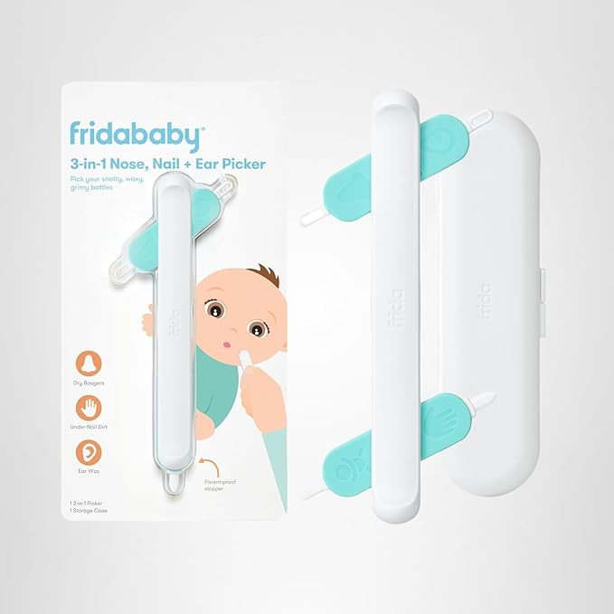 Frida Baby 3-in-1 Nose, Nail + Ear Picker by Frida Baby the Makers of NoseFrida the SnotSucker, S... | Amazon (US)