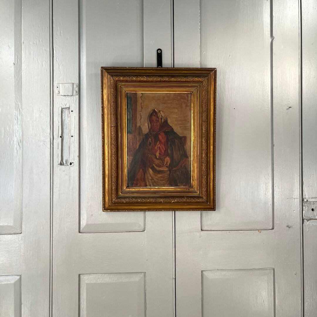 Antique Oil Painting Portrait Study of Elderly Lady With - Etsy Canada | Etsy (CAD)