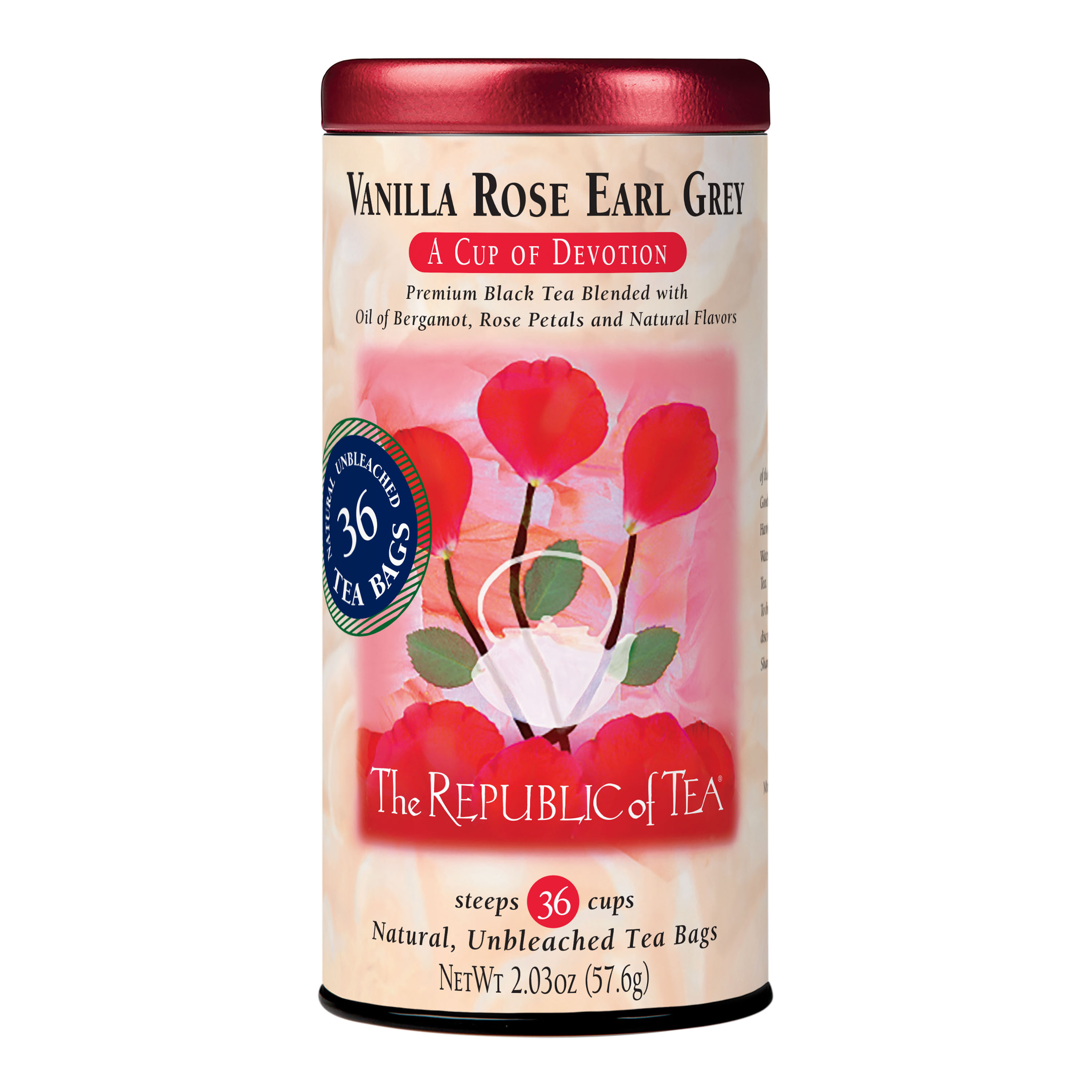 The Republic of Tea Vanilla Rose Earl Grey Tea 36 Count | World Market