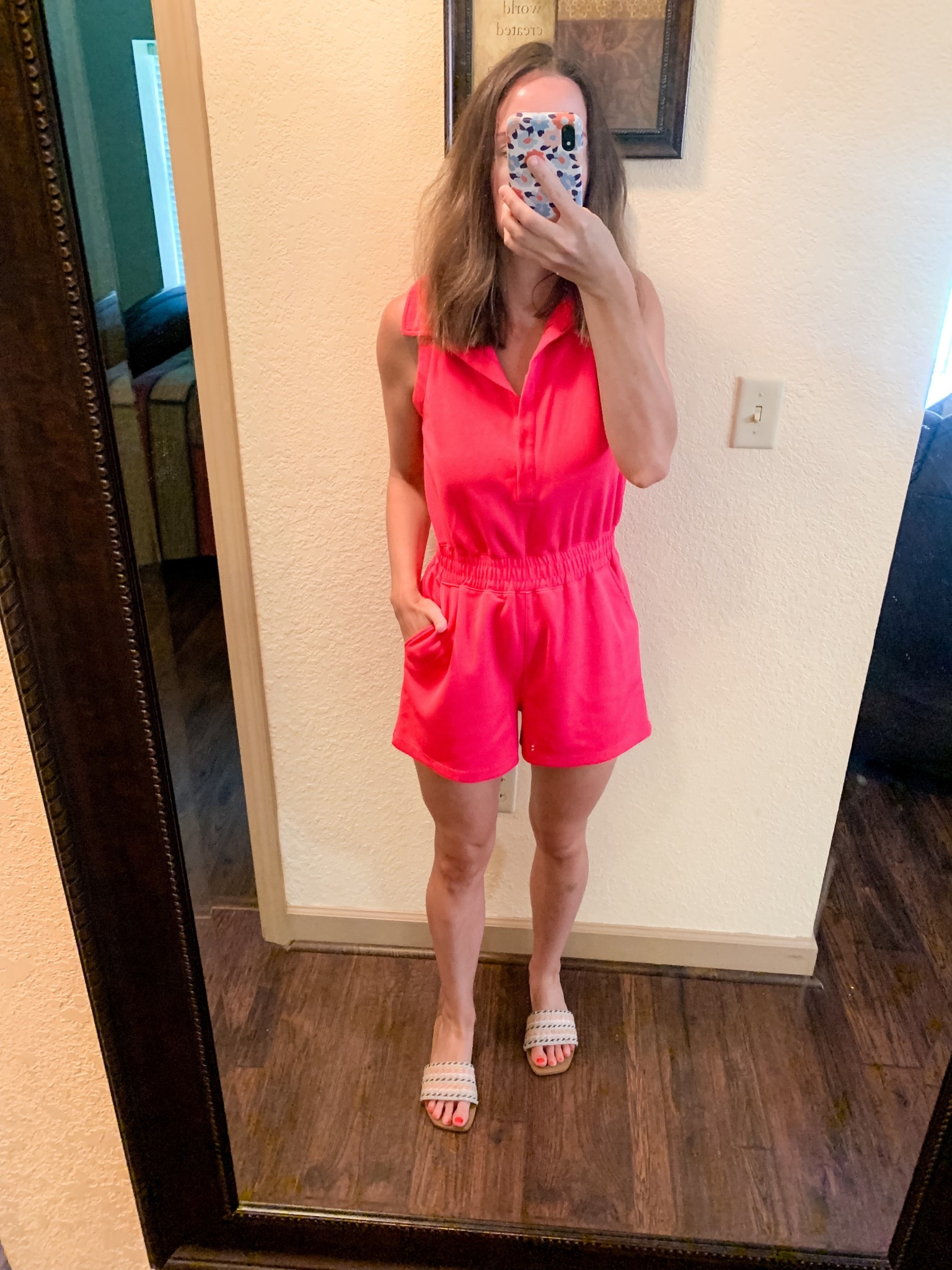 I’m wearing a small.

romper, nursing friendly, travel outfit, mom outfit 

#LTKFindsUnder50