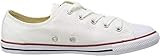 Converse Women's Dainty Canvas Low Top Sneaker, White, 6.5 M US | Amazon (US)