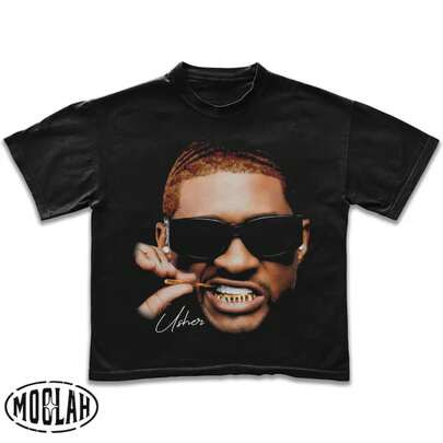 Usher, Usher Shirt, Usher Concert Shirt, Past Present Future Tour Shirt, Usher Concert Graphic Ts... | SHEIN